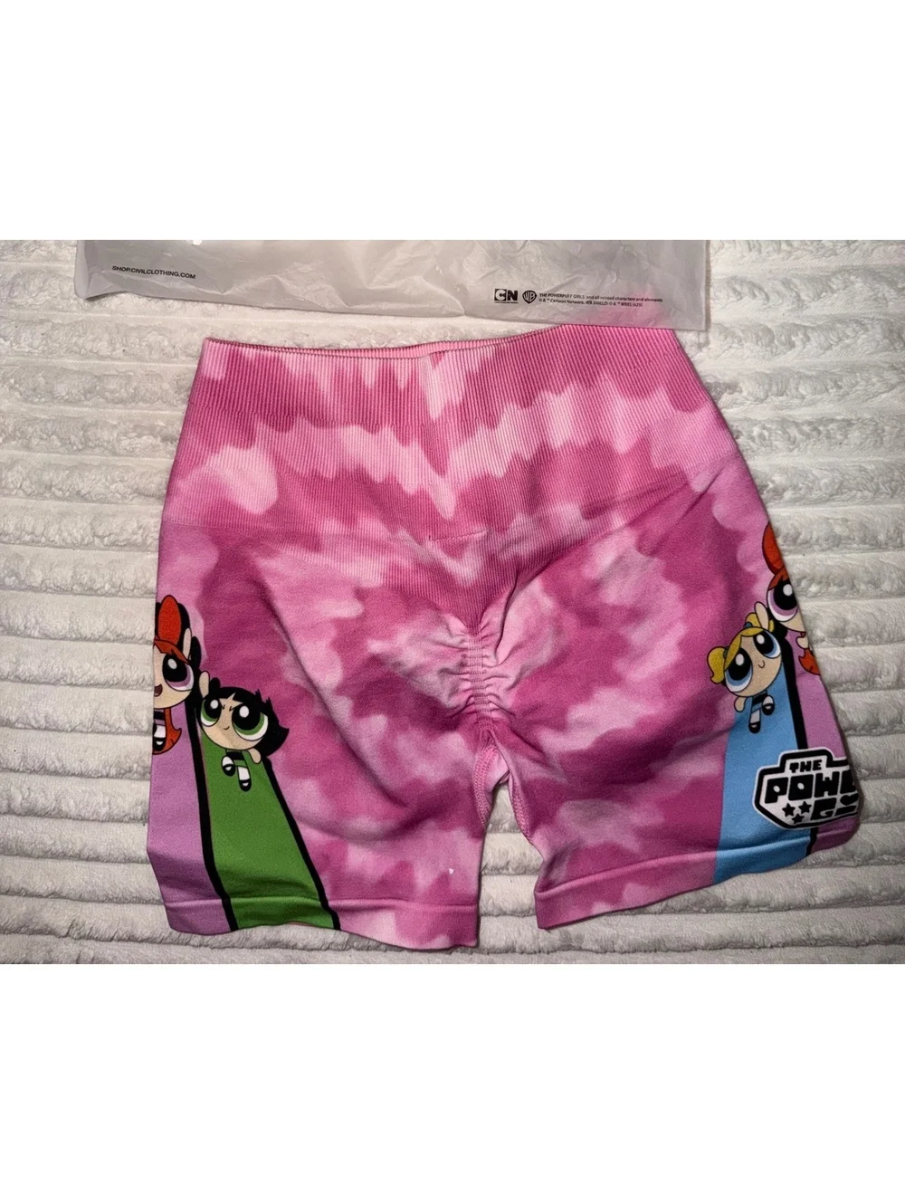 Civil Regime Powerpuff Girls Tie-Dye Biker Shorts XS